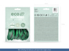 Balony Eco 30cm metalizowane, zielony (1 op. / 10 szt.)