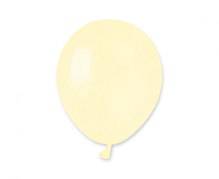 #BL Balony A50 pastel 5" - Butter 103/ 100 szt.