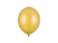 Balony lateksowe strong 23 cm metaliczny ZŁOTY 100 szt.