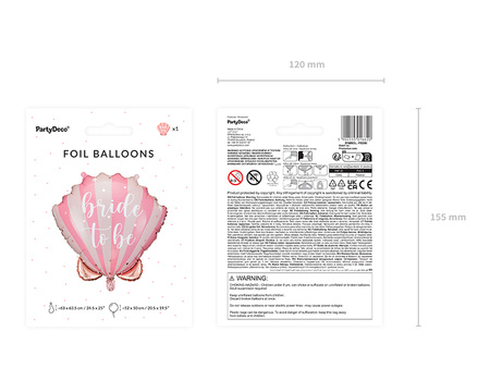 Balon foliowy I Love You, 260x40 cm, czerwony