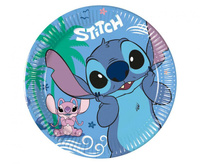 #ZTA Talerzyki papierowe Stitch & Angel, 20 cm, 8 szt.