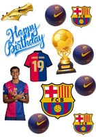 Opłatek na tort FC BARCELONA WZ.V