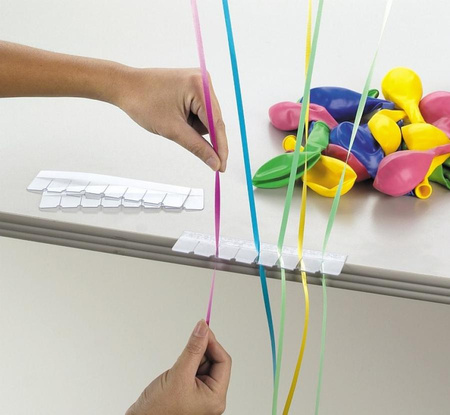 #BAI Listwa samoprzylepna do mocowania balonów/ 10 szt.