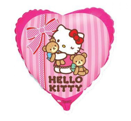 #BFK Balon foliowy 18" FX - "Hello Kitty z misiami" KK