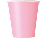 #ZKU Kubeczki papierowe, J. różowe, 270ml, 8 szt.