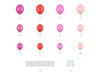 Balony 30 cm, Candy land, mix (1 op. / 6 szt.)