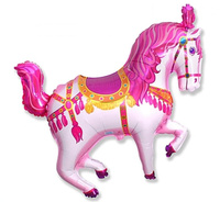 #BFK Balon foliowy 14" FX - Koń cyrkowy (różowy), niepakowany