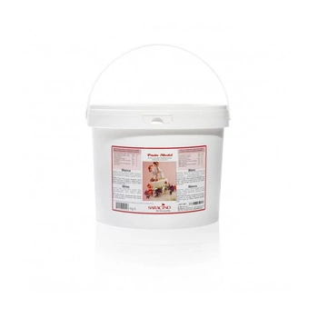 Masa cukrowa do figurek BIAŁA 5 kg Saracino