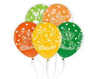 #BL Balony Zwierzęta, 12 cali/ 5 szt.