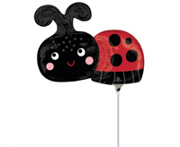 #BFK Balon foliowy Mini Shape happy ladybug