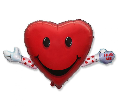 #BFK Balon foliowy 24" FX - LOVE & HUG, niepakowany