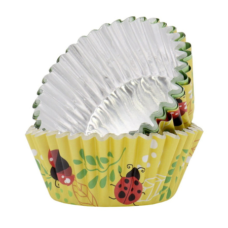 Papilotki do muffinek ŻÓŁTE - WIOSENNE 30 szt. PME
