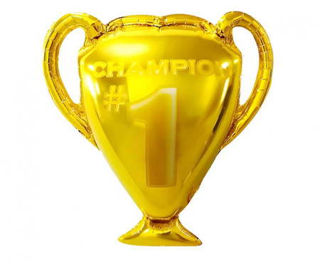 #BFK Balon foliowy Puchar złoty, 50x48cm