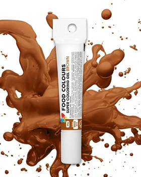 Barwnik żelowy w tubce BRĄZOWY 20g Food Colours