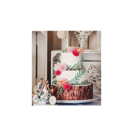Dekoracja waflowa GAŁĄZKA OLIWNA 4 szt. Rose Decor