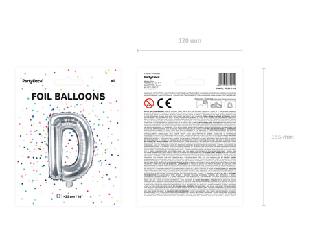 Balon 1 m, Just married, biały