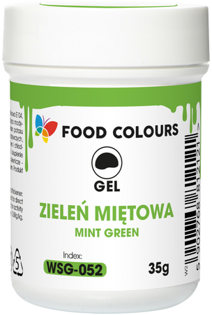 Barwnik w żelu ZIELEŃ MIĘTOWA 35g Food Colours