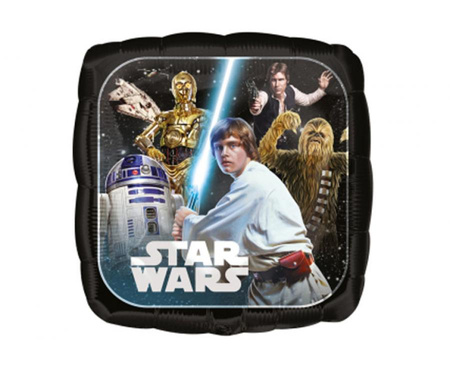 #BFK Balon foliowy 18" SQR- Star Wars Classic, zapakowany