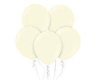 #BL Balony  18" Macaron Pale Yellow , 25 szt.
