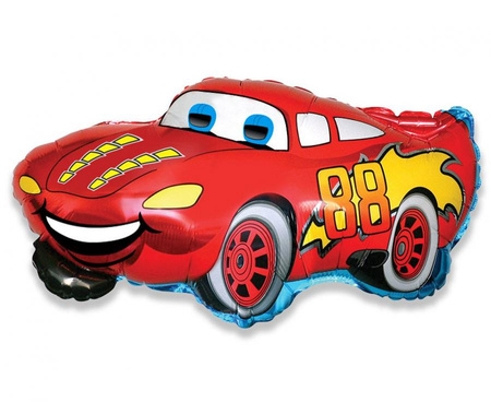 #BFK Balon foliowy 24" FX - Uśmiechnięty samochód, niepakowany