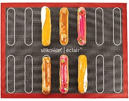 Mata perforowana do pieczenia eklery 30x40 cm AIR MAT Silikomart