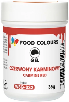 Barwnik w żelu CZERWONY KARMINOWY 35 g Food Colours