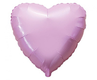 #BFK Balon foliowy 18" FX - Serce (różowe delikatne), pakowany