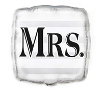 #BFK Balon foliowy UQ 18" SQR "Mrs." KK