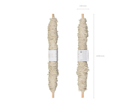 Girlanda balonowa ze stelażem Serce, biały, 160 cm
