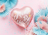 Rozety dekoracyjne Yummy, jasny niebieski (1 op. / 3 szt.)