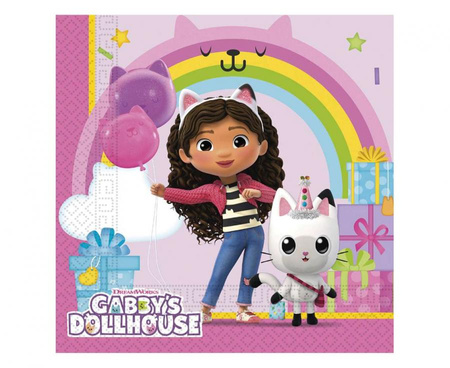 #ZSE Serwetki papierowe Gabby's Dollhouse, 33x33 cm, 20 szt.
