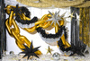 Tuba z serpentynami, mix, 25 cm