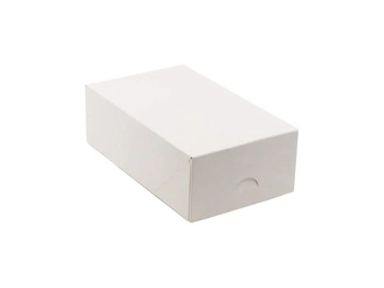 Pudełko na ciasto 21x12,5x7 cm BIAŁE