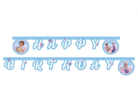 #DEBA Banner Frozen 2: Wind Spirit - Happy Birthday