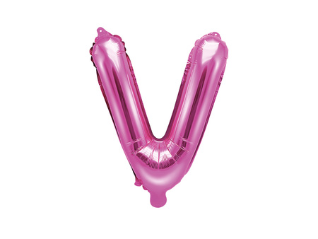 Balon foliowy Litera ''F'', 35cm, niebieski