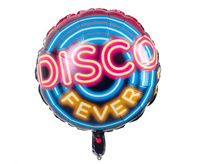 #BFK Balon foliowy Disco Fever, dwustronny, 45cm