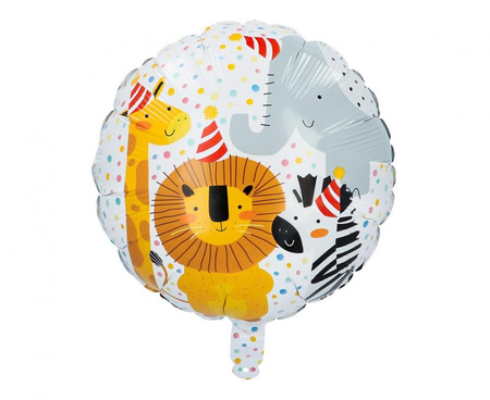#BFK Balon foliowy Safari, dwustronny, 45 cm