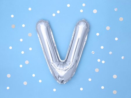 Balon foliowy Litera ''O'', 35cm, złoty