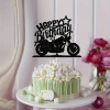 Topper na tort HAPPY BIRTHDAY MOTOCYKL MOTOR WZ.II