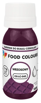 Barwnik do czekolady i mas tłustych WRZOSOWY 18 ml Food Colours