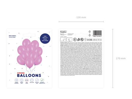 Balony Strong 12cm, Pastel Light Blue (1 op. / 100 szt.)