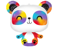 #BFK Balon foliowy SuperShape Panda 60 x 60 cm, zapakowany