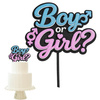 Topper na tort 16x12 cm BOY OR GIRL GENDER REVEALWZ.I