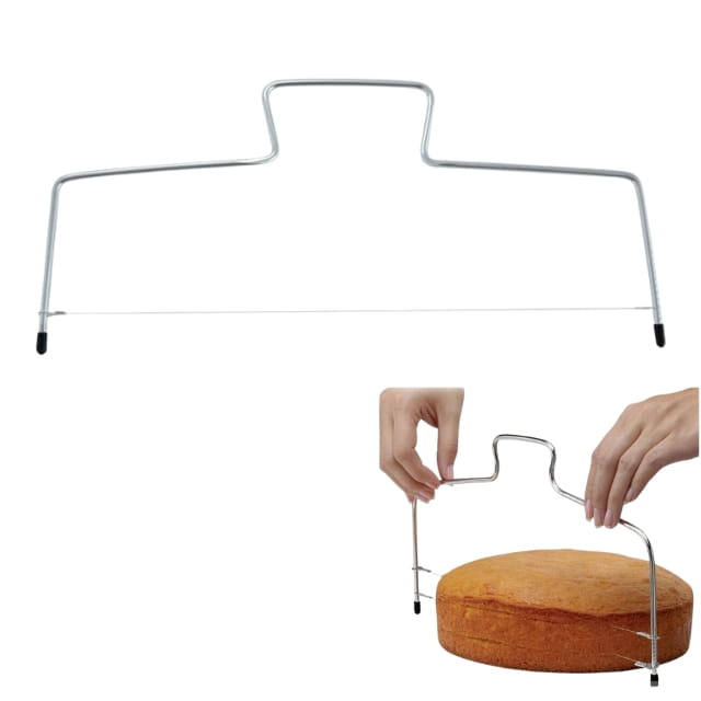 Nóż strunowy do ciast i tortów 2 struny 33 cm widok ogólny