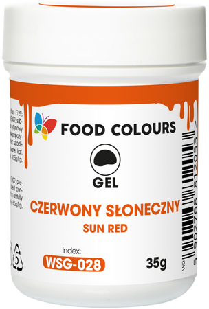 Barwnik w żelu CZERWONY SŁONECZNY 35 g Food Colours