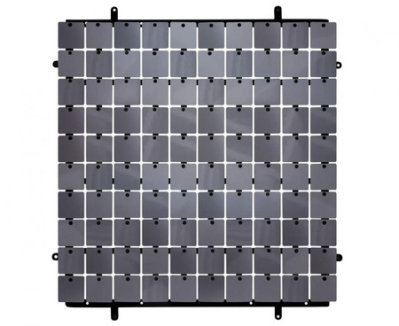 #DEI Panel dekoracyjny grafitowy, czarne tło typ B, 30x30 cm/ 100 kwadratów