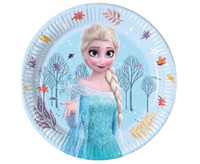 #ZTA Talerzyki papierowe Frozen Idyllic Wonder, 20cm, 8 szt.