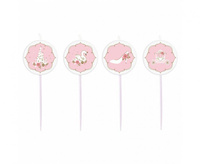 #SU Świeczki Mini Princess for a Day, wys. 7 cm / 4 szt.