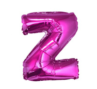 #BFK Balon foliowy "Litera Z", różowa, 35 cm KK