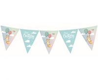 #DEBA Banner Kolekcja Happy Birthday - Lisek, 11 flag, 326 cm KK